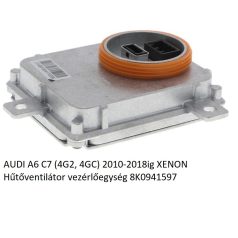   AUDI A6 C7 (4G2, 4GC) 2010-2018ig XENON Hűtőventilátor vezérlőegység 8K0941597