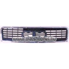 Audi A4 Hütödiszrács fekete, krómcsíkkal 2001-