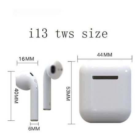 i13S TWS Bluetooth 5.0 Stereo Fülhallgató