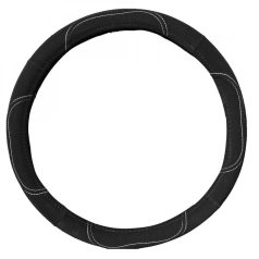  Kormányvédő, fekete, nubuk, 37-39 cm