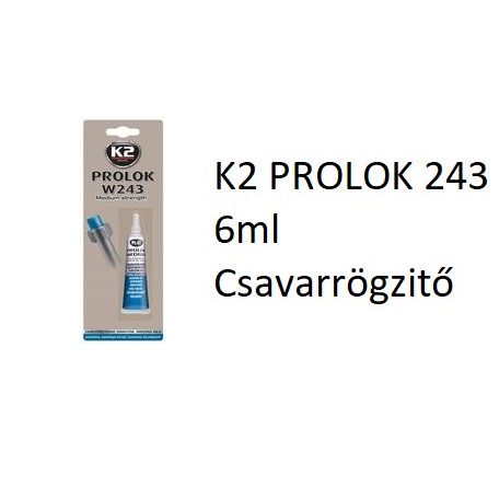 K2 PROLOK 243 6ml Csavarrögzitő