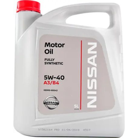 NISSAN Gyári Motorolaj ST 5W40 A3-B4 5 Liter