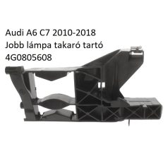 Audi A6 C7 2010-2018 Jobb lámpa takaró tartó 4G0805608