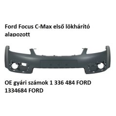 Ford Focus C-Max első lökhárító alapozott