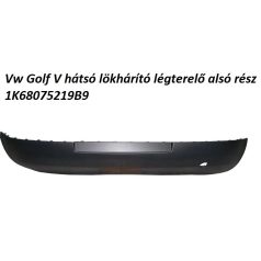   Vw Golf V hátsó lökhárító légterelő alsó rész 1K68075219B9