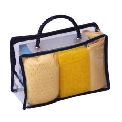   Szivacs szett 18 x 12 x 6 cm - durva szivacs 12 x 8 x 4 cm - mosó szivacs 14 x 8,5 x 4,5 cm - szinte