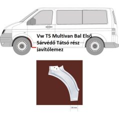   Vw T5 Multivan Bal Első Sárvédő Tátsó rész javítólemez