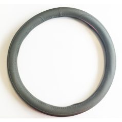 Bőrhatású szellőző kormányvédő szürke