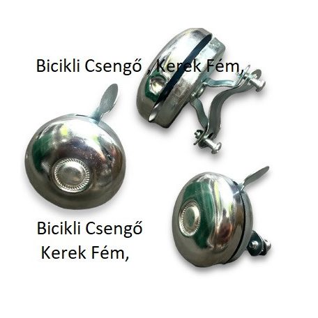 Kerékpár Bicikli Csengő Kerek Színes, Kerek Fém, 