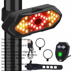 Kerékpár Bicikli Lámpa Villogó Tölthető 