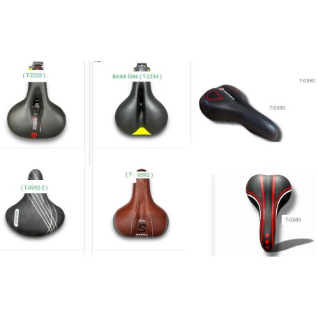 Kerékpár Bicikli Ülés-Nyereg Választás a képen lévő cikkszámok szerint ( a fotok mellett )