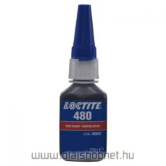   Loctite 480  Nagy lefejtési szilárdságú pillanatragasztó, fekete 20g