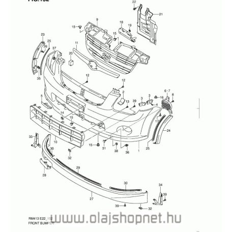 Suzuki Ignis Elsö lökháritó alapozott (OE)