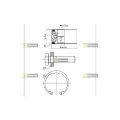   Első kerékcsapágy klt  Volkswagen Sharan 1,9 TDI (AUY) 2000-2010