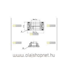   Első kerékcsapágy (kézi kapcsolású váltó) Ford Mondeo 2.0 TDCI 2001-2007