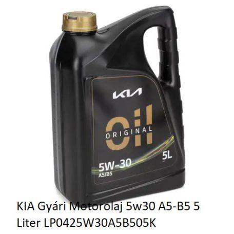 KIA Gyári Motorolaj 5w30 A5-B5 5 Liter LP0425W30A5B505K 