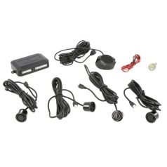 Hátsó Tolatóradar készlet 4 radaros kicsi 18 mm  Fekete