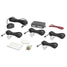   Hátsó Tolatóradar készlet 4 radaros Hangjelzővel Ezüst szín