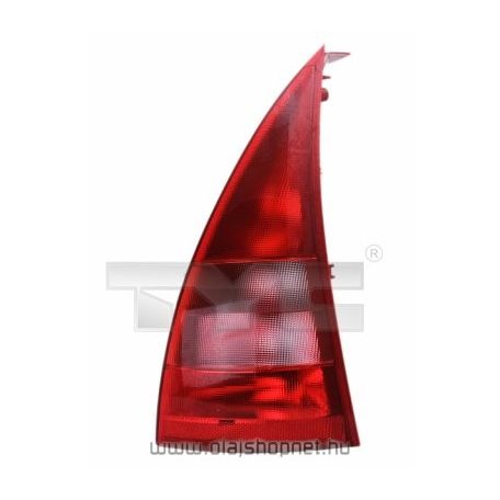 Citroen C3 Hátsó lámpa üres bal 05.12-ig (piros)