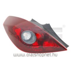 Opel Coesa D Hátsó lámpa üres bal, füst (3 ajtós) TYC