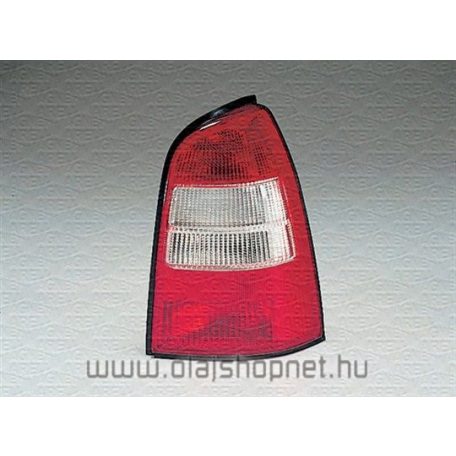 Opel Vectra B Hátsó lámpa üres bal piros/fehér (Kombi)