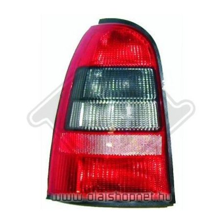 Opel Vectra B Hátsó lámpa üres bal piros/füst (Kombi)