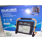 Napelemes Solár Munkalámpa 80 w
