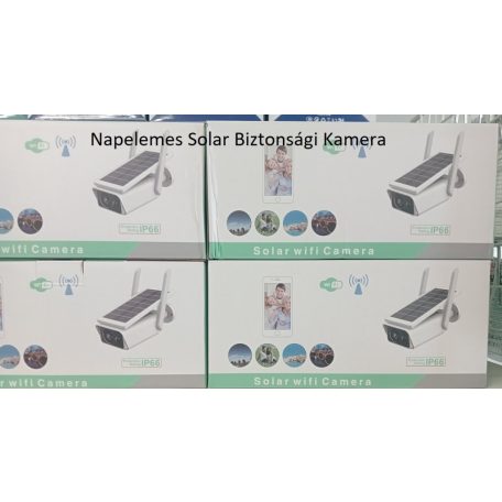 Napelemes Solar Biztonsági Kamera 