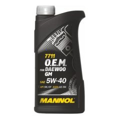 MANNOL OEM  DAEWOO GM  1L 7711 O.E.M. for DAEWOO GM 5W-40 1l