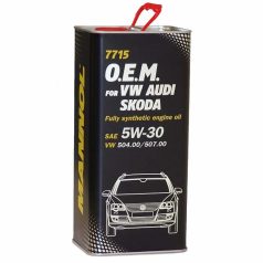   MANNOL OEM  VW AUDI SKODA/METAL5L 7715 fémdobozos O.E.M. for VW Audi Skoda