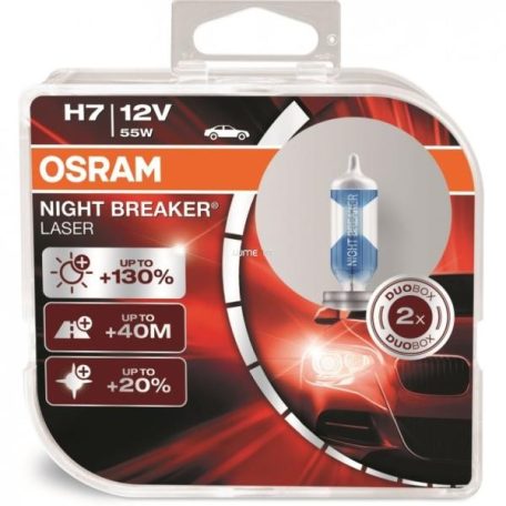 OSRAM Night Breaker Laser 64210NBL-HCB 55W H7 +130% 2db