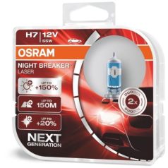 OSRAM Night Breaker Laser 2DB OSRAM 12V H7 +150% 