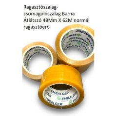   Ragasztószalag-csomagolószalag Barna Átlátszó 48Mm X 62M normál ragasztóerő