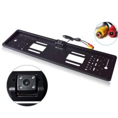   Autós tolatókamerás rendszámtábla keret + vízálló RT-LAB701LED