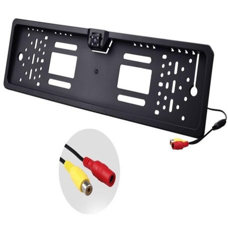 Rendszámtábla keretbe integrált tolatókamera