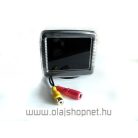 Tolatókamera szett, 3,5" színes kijelzővel, 4 db tolatóradar szenzorral