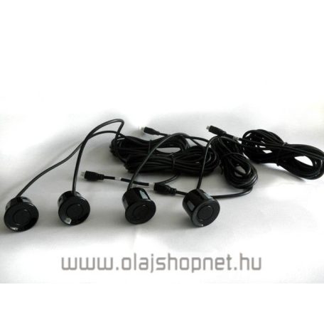 Tolatókamera szett, 3,5" színes kijelzővel, 4 db tolatóradar szenzorral