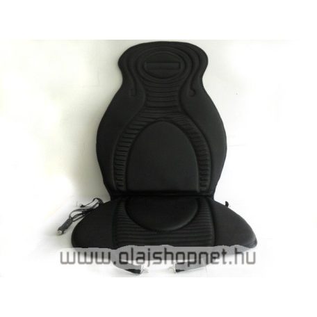 Fűthető ülésvédő, 12V, fekete