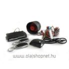 INDEXVILLOGTATÁS NÉLKÜLI ( nyitott ajtó figyelmeztetés ) egyirányú autóriasztó, rablásgátlás, motorindítás védelem, csomagtér nyitás, 24 hónap garancia