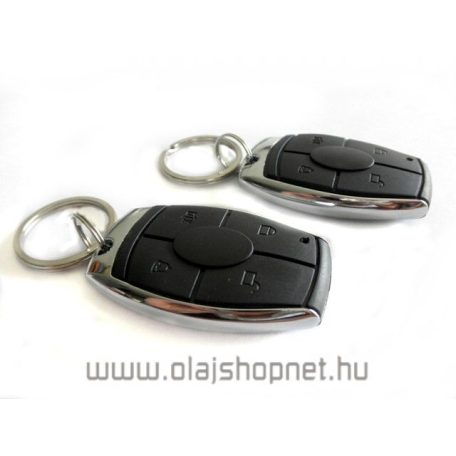 INDEXVILLOGTATÁS NÉLKÜLI ( nyitott ajtó figyelmeztetés ) egyirányú autóriasztó, rablásgátlás, motorindítás védelem, csomagtér nyitás, 24 hónap garancia