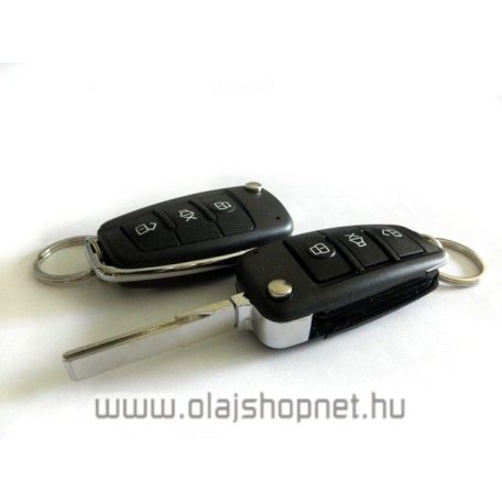 INDEXVILLOGTATÁS NÉLKÜLI ( nyitott ajtó figyelmeztetés ) egyirányú autóriasztó, rablásgátlás, motorindítás védelem, csomagtér nyitás, 24 hónap garancia