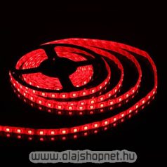  Flexibilis SMD LED szalag, vizálló, 60LED/m, piros fényű, méterben
