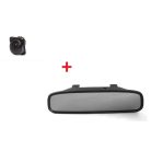 Visszapillantó tükör 4,3” kijelzővel, tolatókamerával