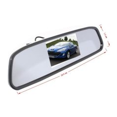   Visszapillantó tükör 4,3” kijelzővel, tolatókamerával