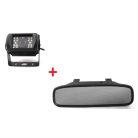 Visszapillantó tükör 4,3” kijelzővel, tolatókamerával