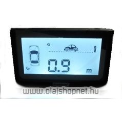   Négyszenzoros tolatóradar, LCD kijelzővel, 24 hónap garancia
