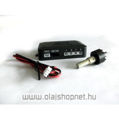   Négyszenzoros, vezeték nélküli tolatóradar, LED kijelzővel