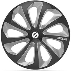 15" SICILIA Black Silver Sparco Dísztárcsa 
