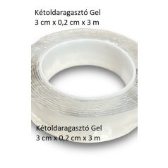 Kétoldaragasztó Gel 3 cm x 0,2 cm x 3 m 