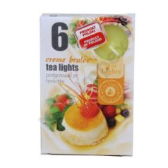 CREME BRULEE teamécses, illatgyertya 6 db-os